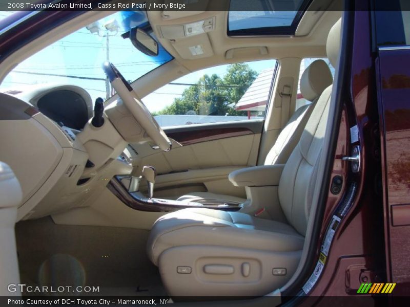 Cassis Red Pearl / Ivory Beige 2008 Toyota Avalon Limited