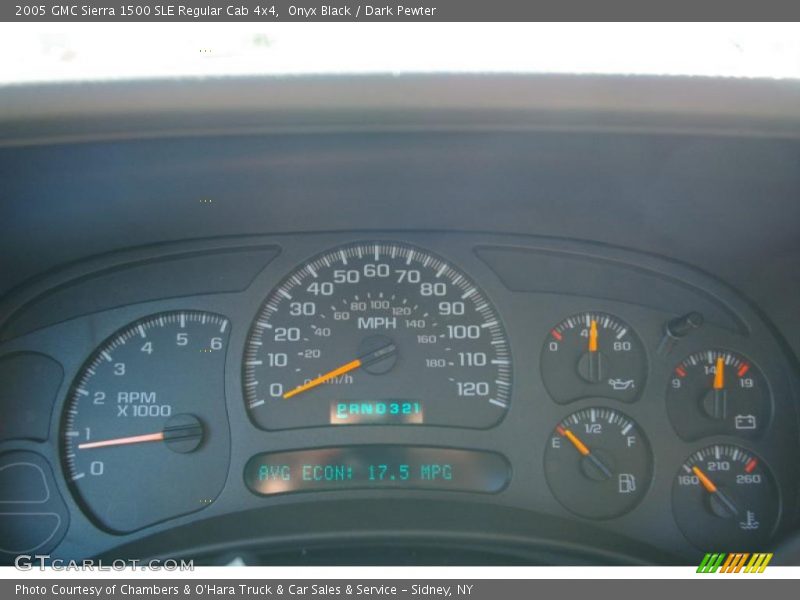 Onyx Black / Dark Pewter 2005 GMC Sierra 1500 SLE Regular Cab 4x4
