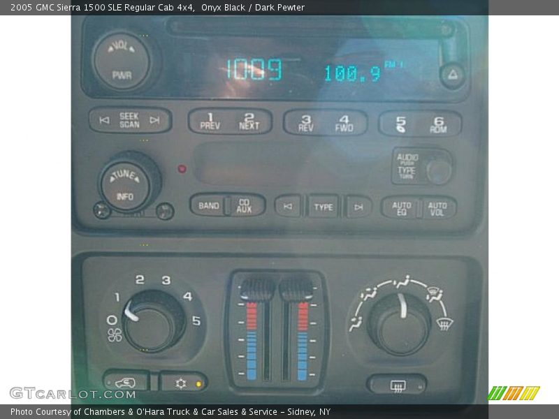 Onyx Black / Dark Pewter 2005 GMC Sierra 1500 SLE Regular Cab 4x4