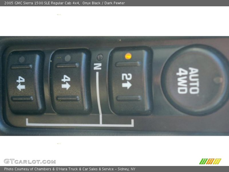Onyx Black / Dark Pewter 2005 GMC Sierra 1500 SLE Regular Cab 4x4