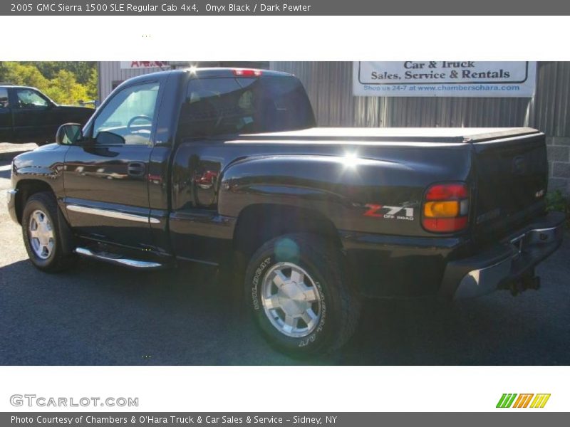 Onyx Black / Dark Pewter 2005 GMC Sierra 1500 SLE Regular Cab 4x4