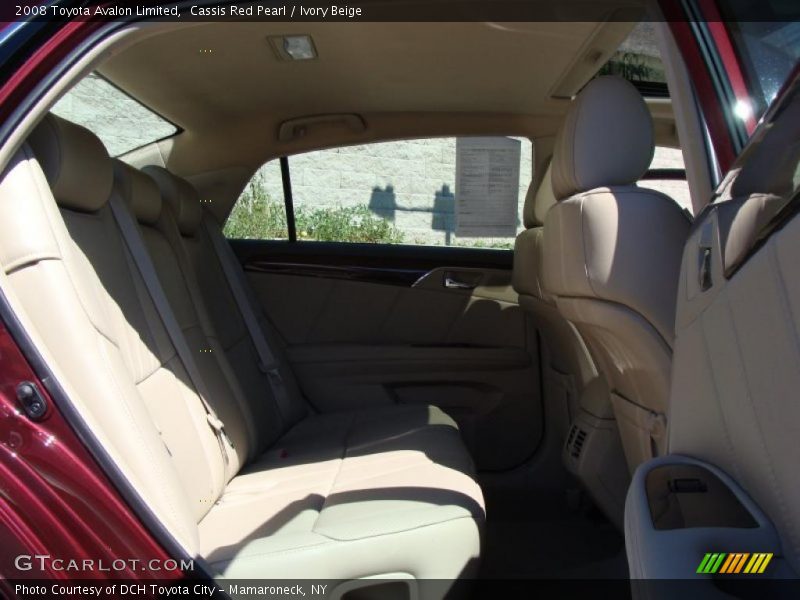 Cassis Red Pearl / Ivory Beige 2008 Toyota Avalon Limited