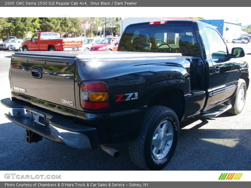 Onyx Black / Dark Pewter 2005 GMC Sierra 1500 SLE Regular Cab 4x4