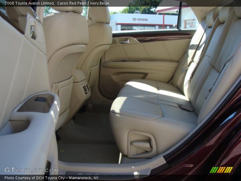 Cassis Red Pearl / Ivory Beige 2008 Toyota Avalon Limited