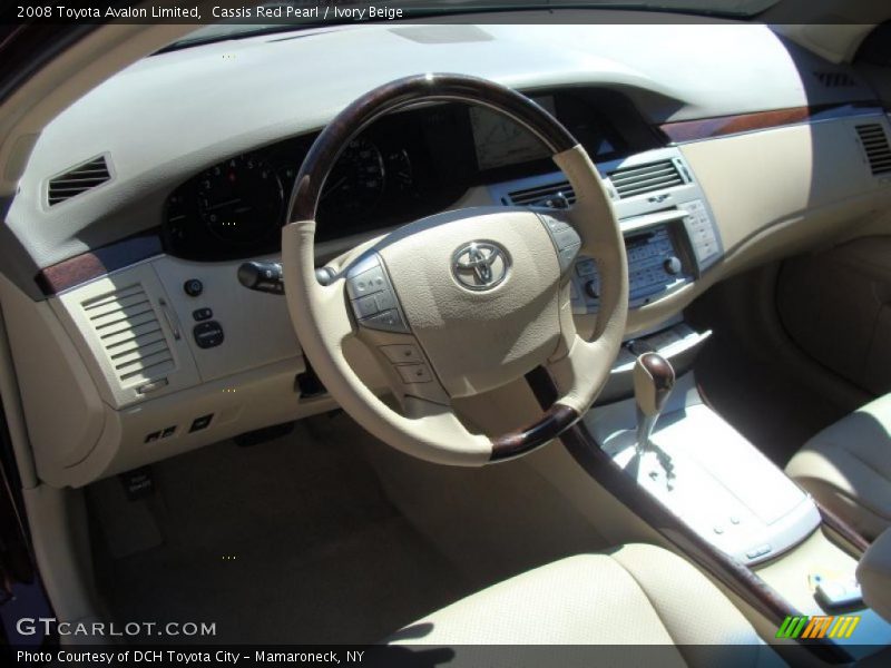 Cassis Red Pearl / Ivory Beige 2008 Toyota Avalon Limited