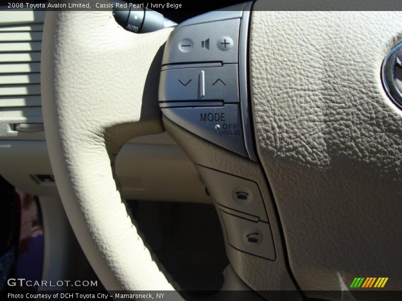 Cassis Red Pearl / Ivory Beige 2008 Toyota Avalon Limited