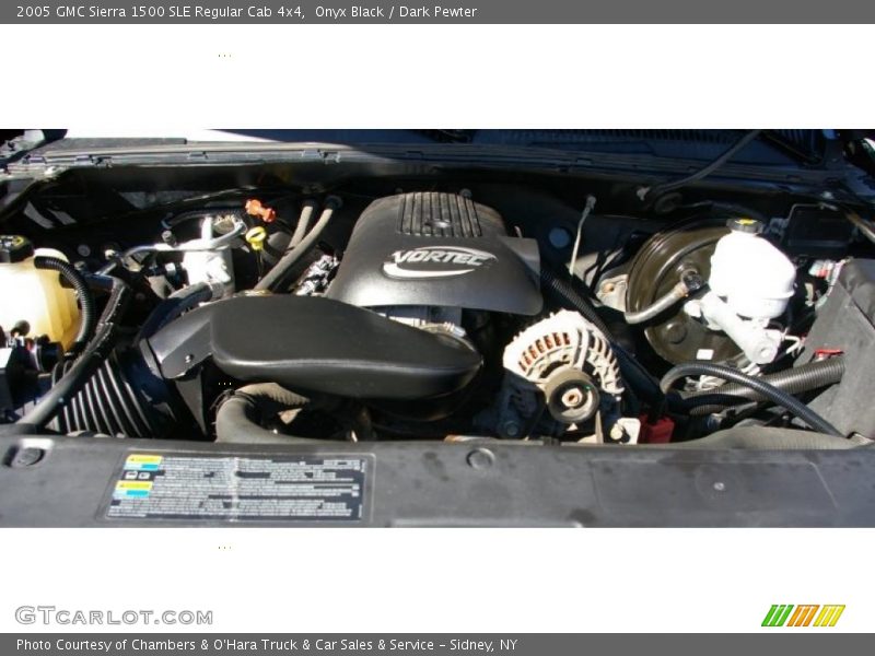 Onyx Black / Dark Pewter 2005 GMC Sierra 1500 SLE Regular Cab 4x4