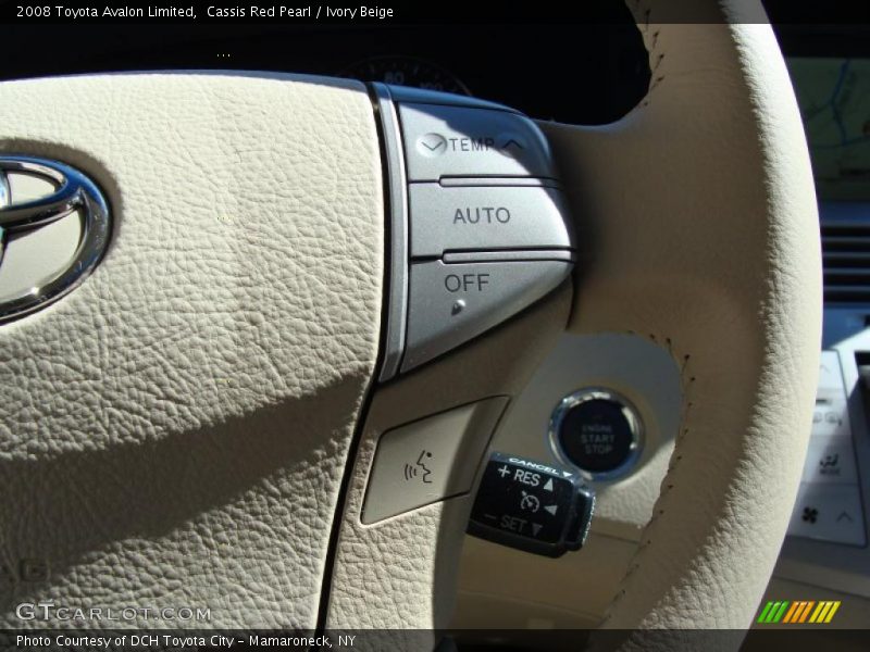 Cassis Red Pearl / Ivory Beige 2008 Toyota Avalon Limited