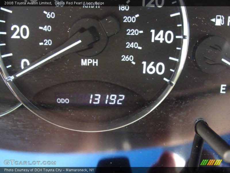 Cassis Red Pearl / Ivory Beige 2008 Toyota Avalon Limited