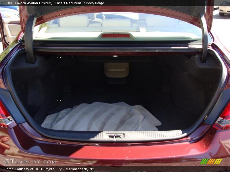 Cassis Red Pearl / Ivory Beige 2008 Toyota Avalon Limited