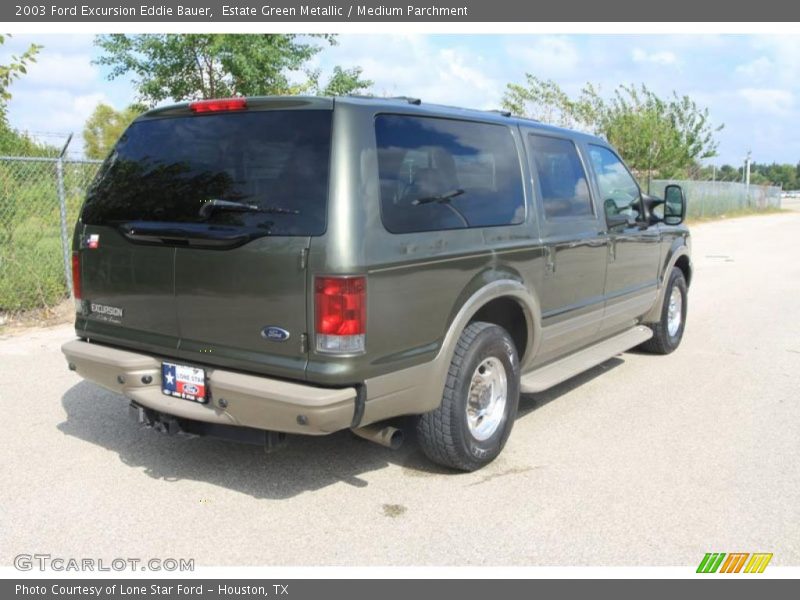 Estate Green Metallic / Medium Parchment 2003 Ford Excursion Eddie Bauer