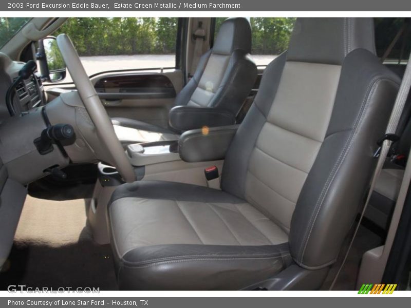 Front Seat of 2003 Excursion Eddie Bauer