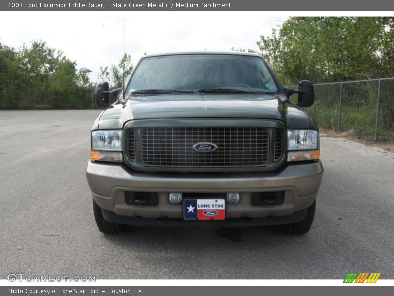 Estate Green Metallic / Medium Parchment 2003 Ford Excursion Eddie Bauer