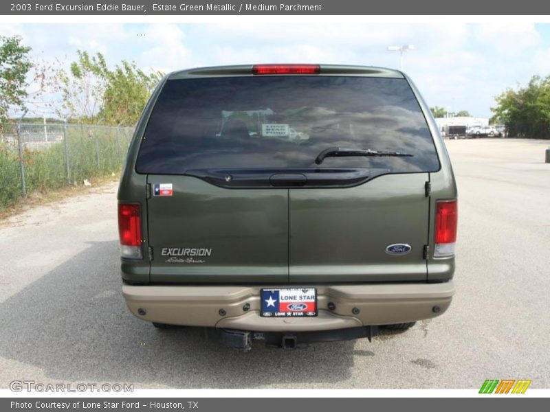 Estate Green Metallic / Medium Parchment 2003 Ford Excursion Eddie Bauer
