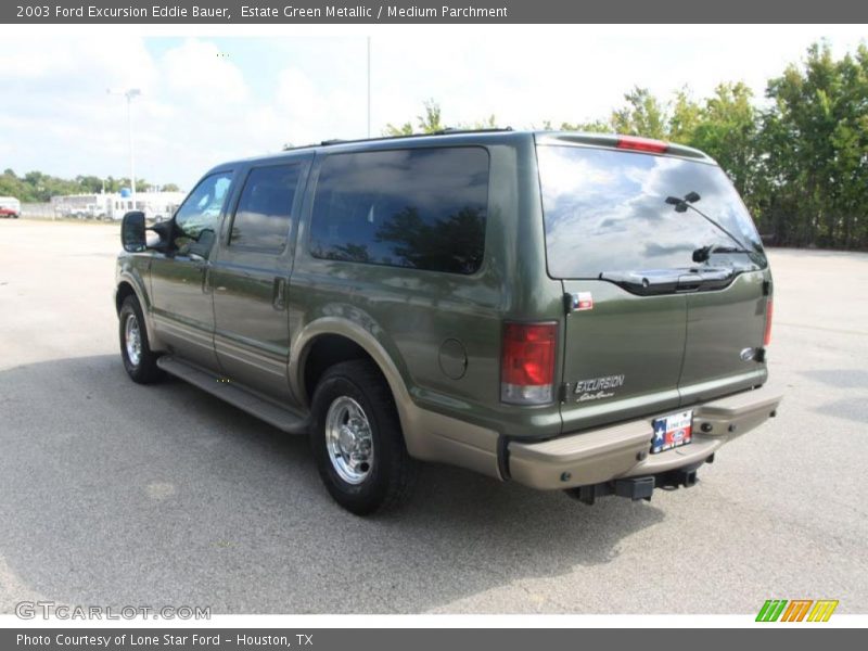 Estate Green Metallic / Medium Parchment 2003 Ford Excursion Eddie Bauer