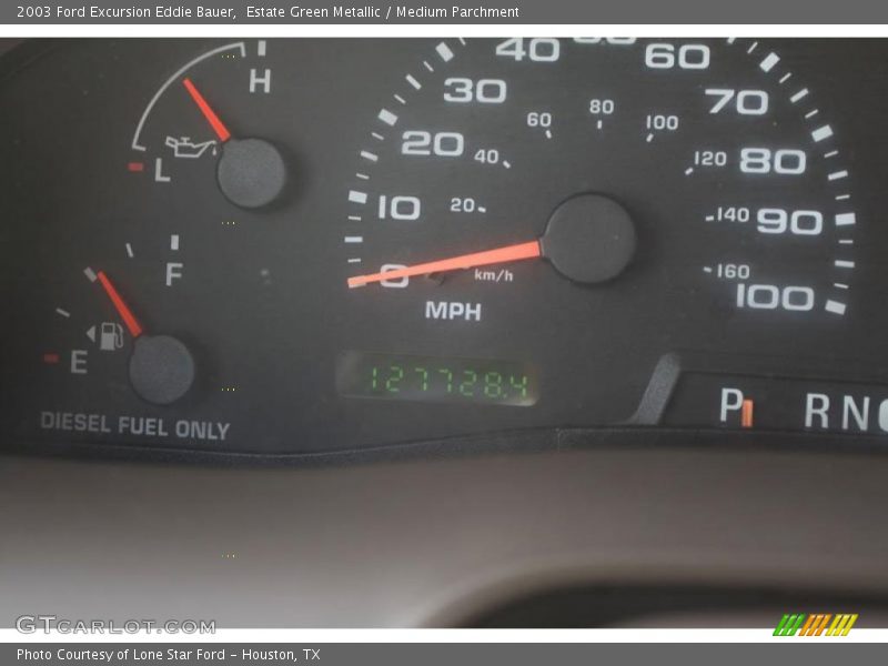 Estate Green Metallic / Medium Parchment 2003 Ford Excursion Eddie Bauer