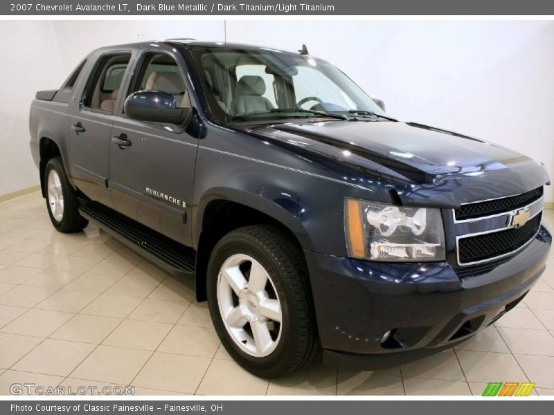 Dark Blue Metallic / Dark Titanium/Light Titanium 2007 Chevrolet Avalanche LT