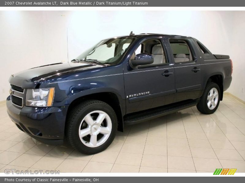 Dark Blue Metallic / Dark Titanium/Light Titanium 2007 Chevrolet Avalanche LT