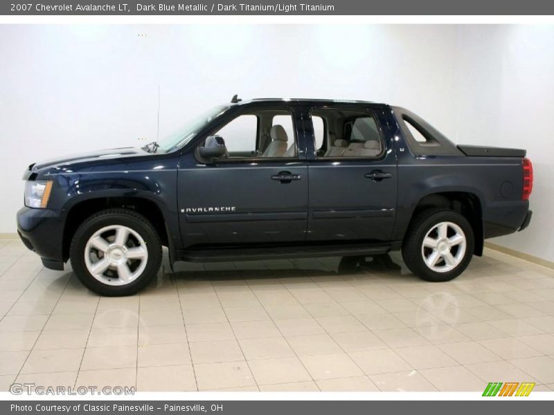 Dark Blue Metallic / Dark Titanium/Light Titanium 2007 Chevrolet Avalanche LT