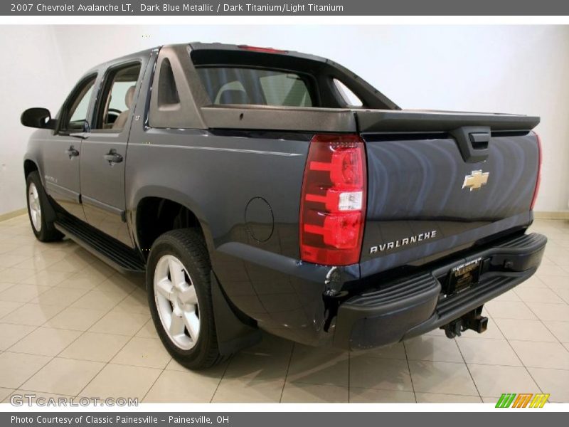 Dark Blue Metallic / Dark Titanium/Light Titanium 2007 Chevrolet Avalanche LT