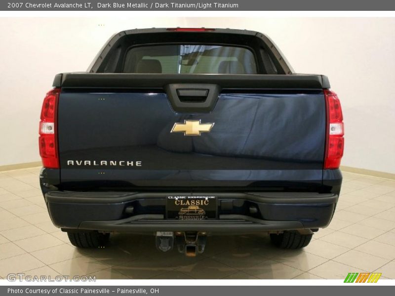 Dark Blue Metallic / Dark Titanium/Light Titanium 2007 Chevrolet Avalanche LT
