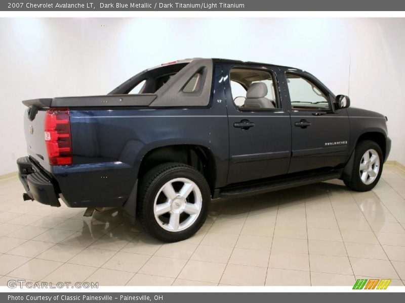 Dark Blue Metallic / Dark Titanium/Light Titanium 2007 Chevrolet Avalanche LT