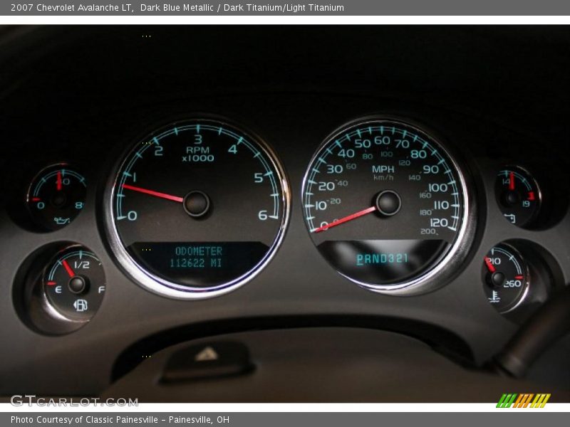 Dark Blue Metallic / Dark Titanium/Light Titanium 2007 Chevrolet Avalanche LT