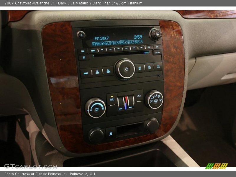 Dark Blue Metallic / Dark Titanium/Light Titanium 2007 Chevrolet Avalanche LT