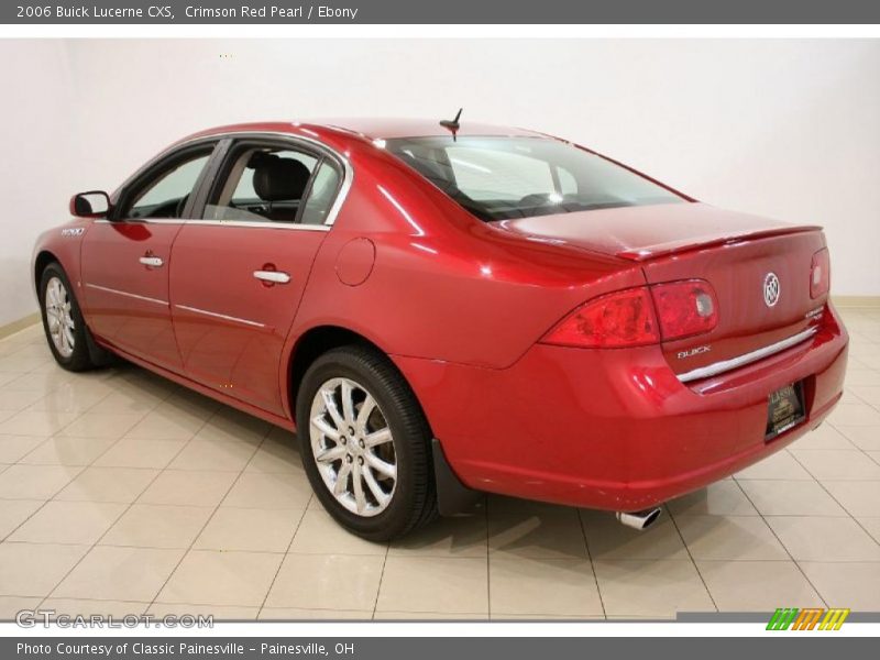 Crimson Red Pearl / Ebony 2006 Buick Lucerne CXS