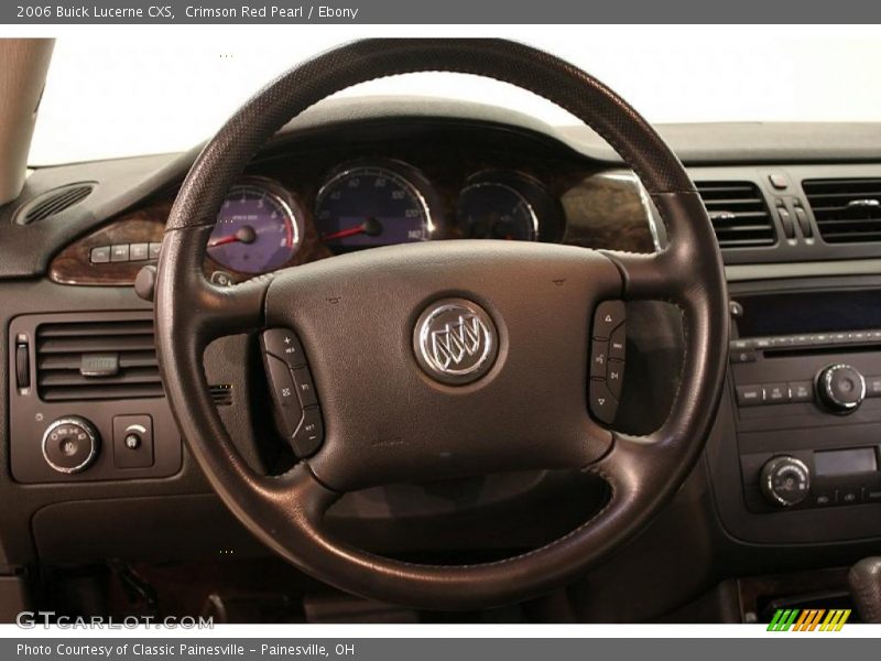 Crimson Red Pearl / Ebony 2006 Buick Lucerne CXS