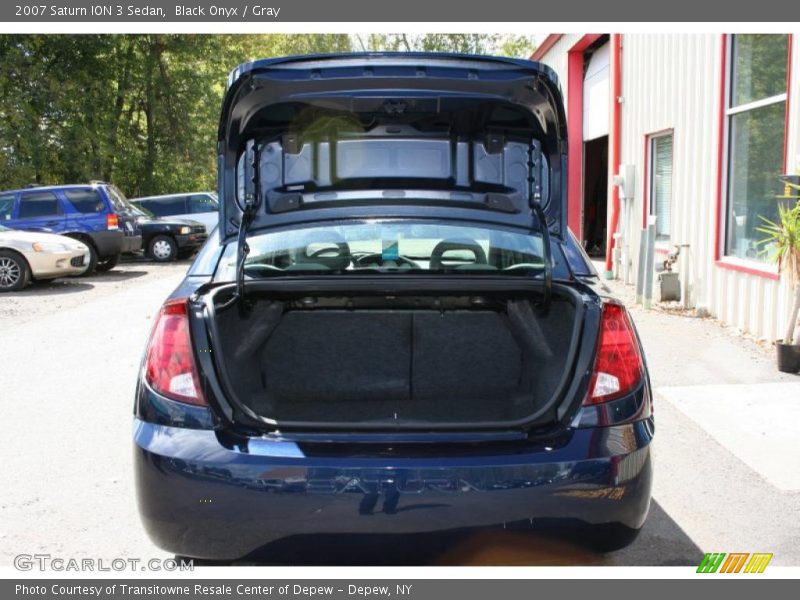 Black Onyx / Gray 2007 Saturn ION 3 Sedan