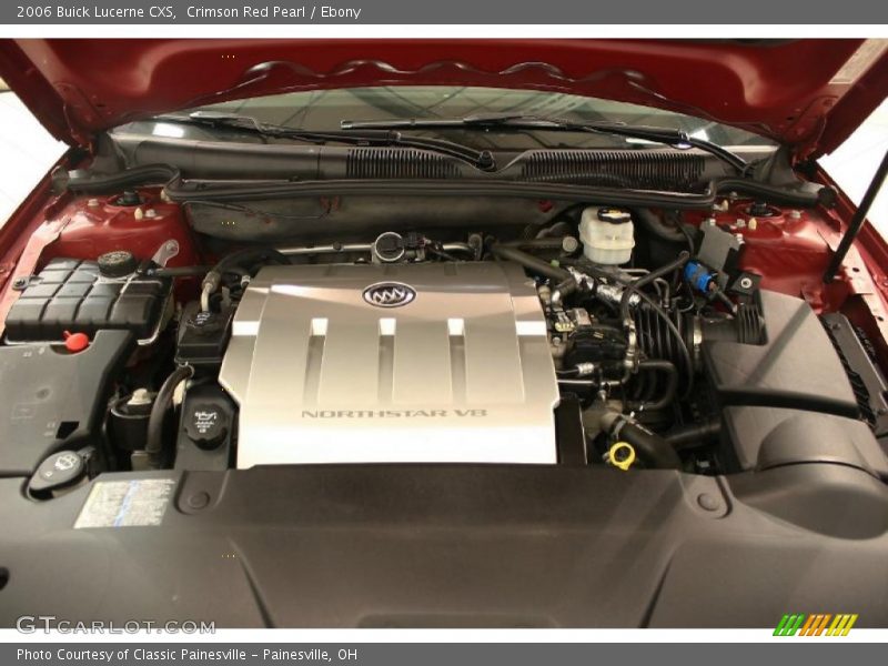 Crimson Red Pearl / Ebony 2006 Buick Lucerne CXS