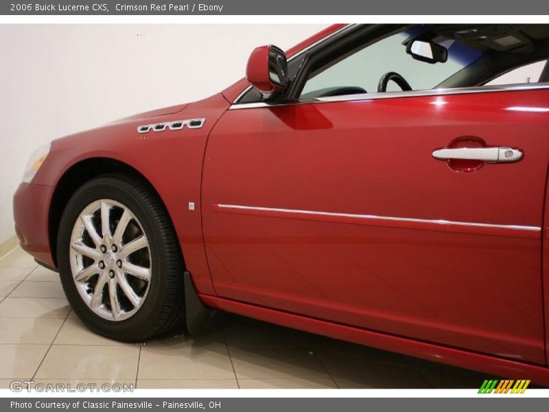 Crimson Red Pearl / Ebony 2006 Buick Lucerne CXS