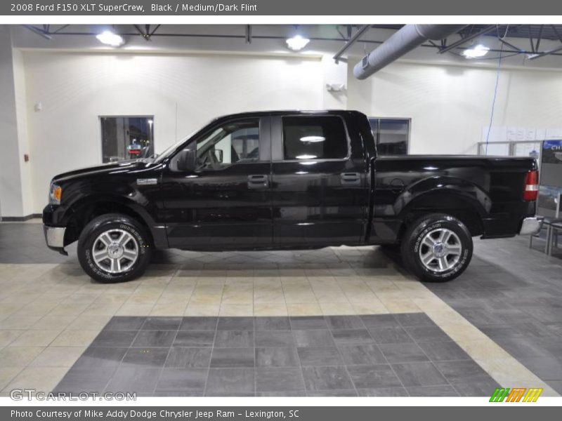 Black / Medium/Dark Flint 2008 Ford F150 XLT SuperCrew