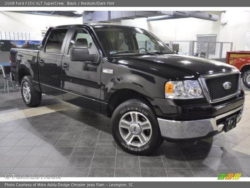 Black / Medium/Dark Flint 2008 Ford F150 XLT SuperCrew