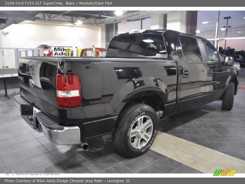 Black / Medium/Dark Flint 2008 Ford F150 XLT SuperCrew