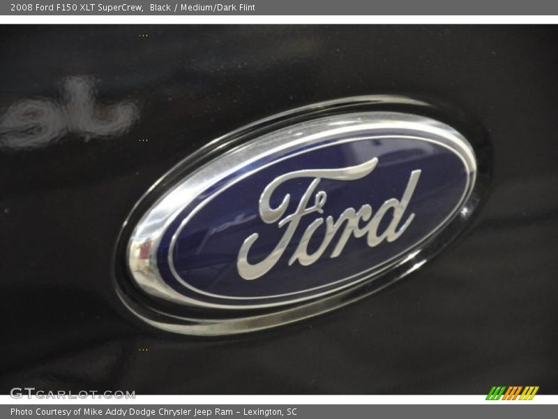 Black / Medium/Dark Flint 2008 Ford F150 XLT SuperCrew