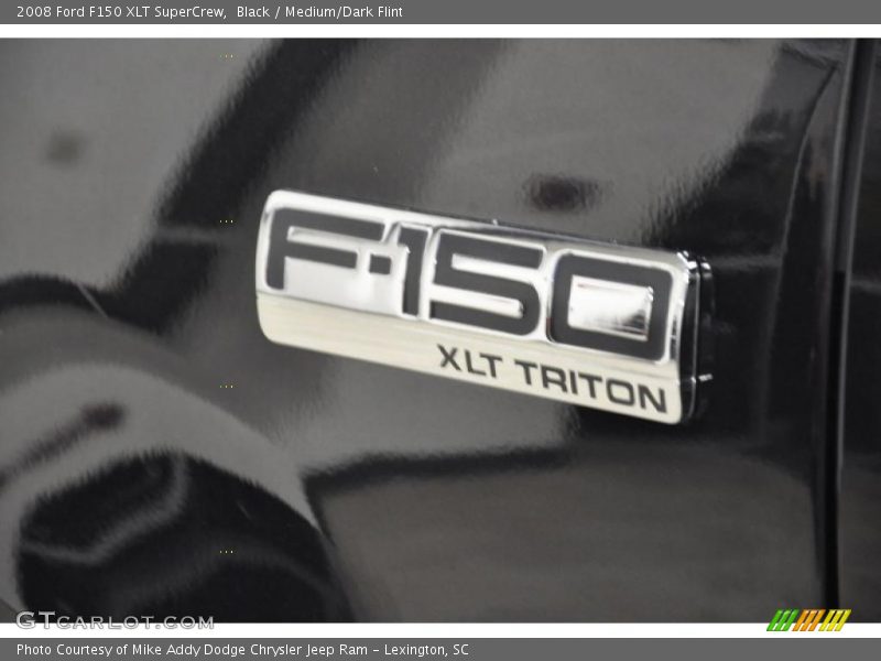 Black / Medium/Dark Flint 2008 Ford F150 XLT SuperCrew