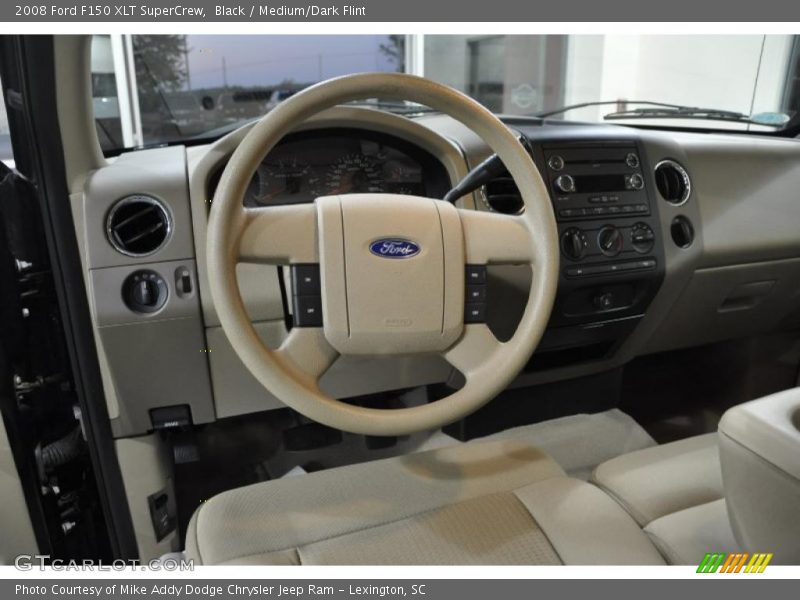 Black / Medium/Dark Flint 2008 Ford F150 XLT SuperCrew