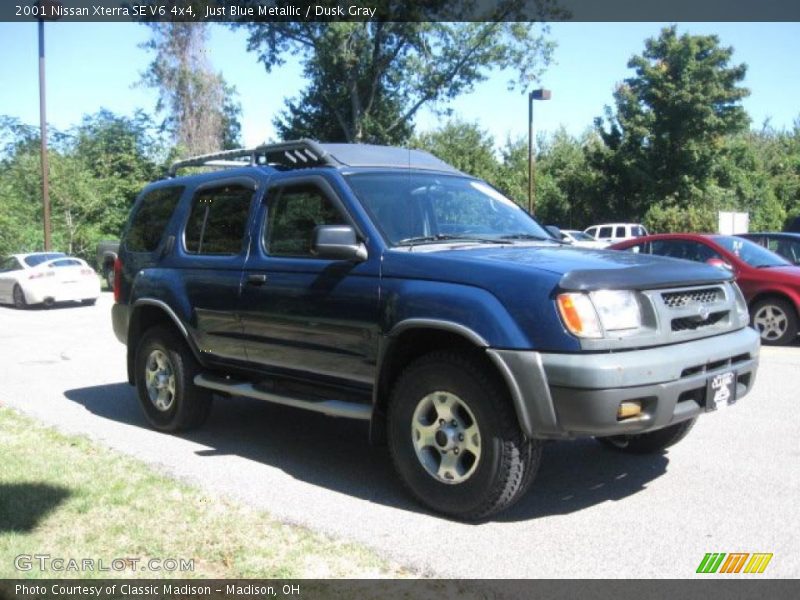 Just Blue Metallic / Dusk Gray 2001 Nissan Xterra SE V6 4x4