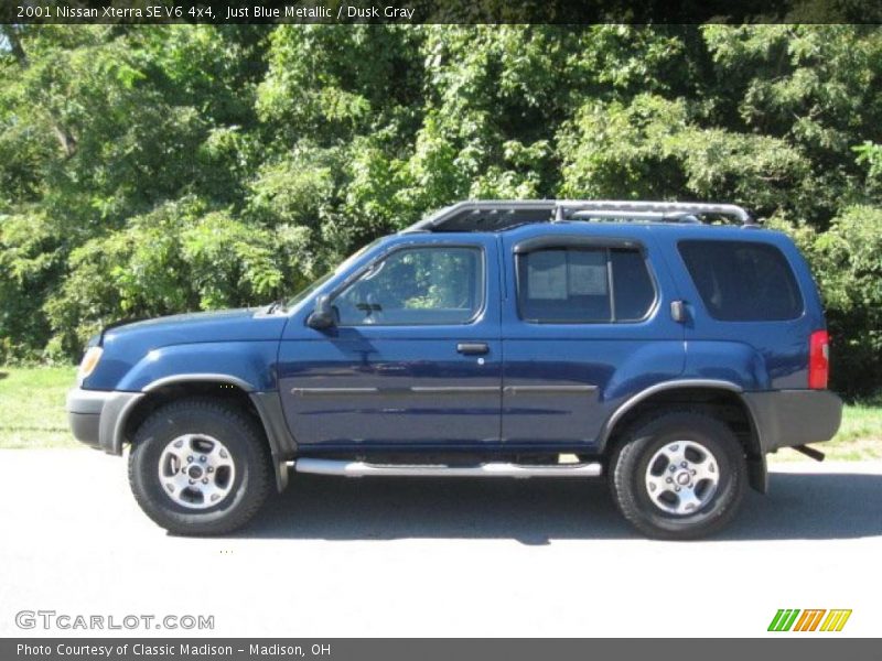 Just Blue Metallic / Dusk Gray 2001 Nissan Xterra SE V6 4x4