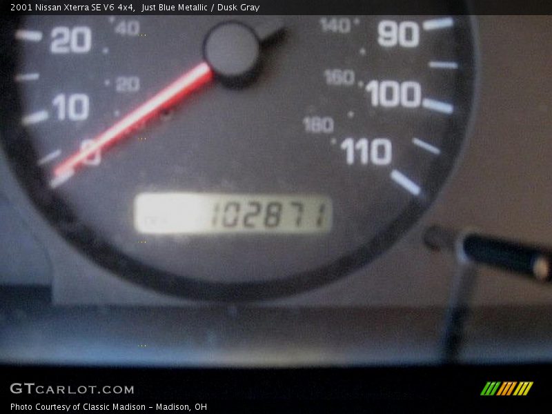 Just Blue Metallic / Dusk Gray 2001 Nissan Xterra SE V6 4x4