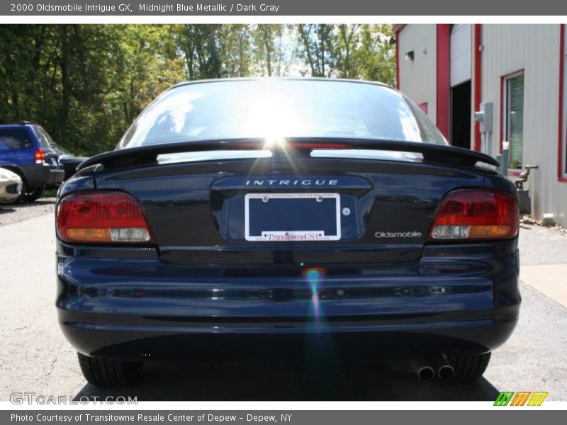 Midnight Blue Metallic / Dark Gray 2000 Oldsmobile Intrigue GX