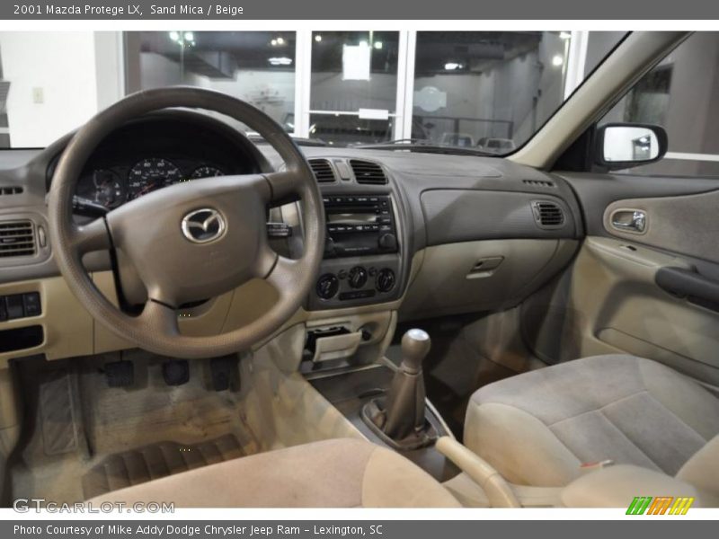 Sand Mica / Beige 2001 Mazda Protege LX
