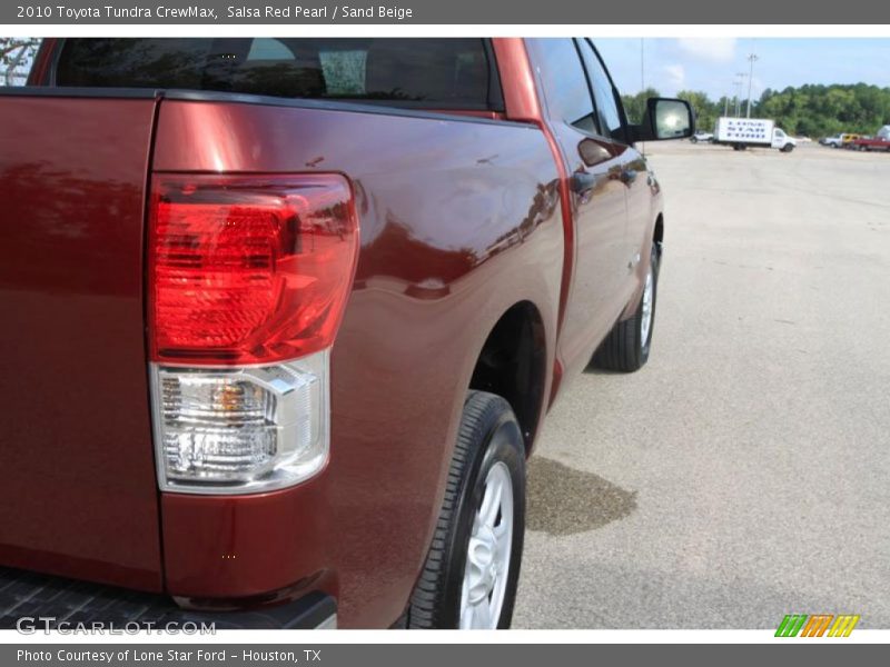 Salsa Red Pearl / Sand Beige 2010 Toyota Tundra CrewMax