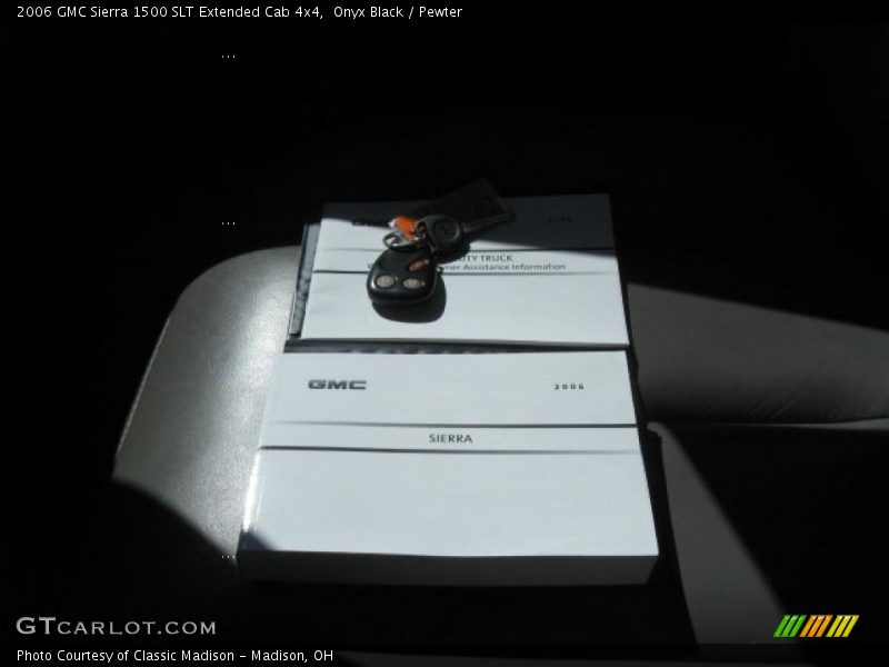 Onyx Black / Pewter 2006 GMC Sierra 1500 SLT Extended Cab 4x4