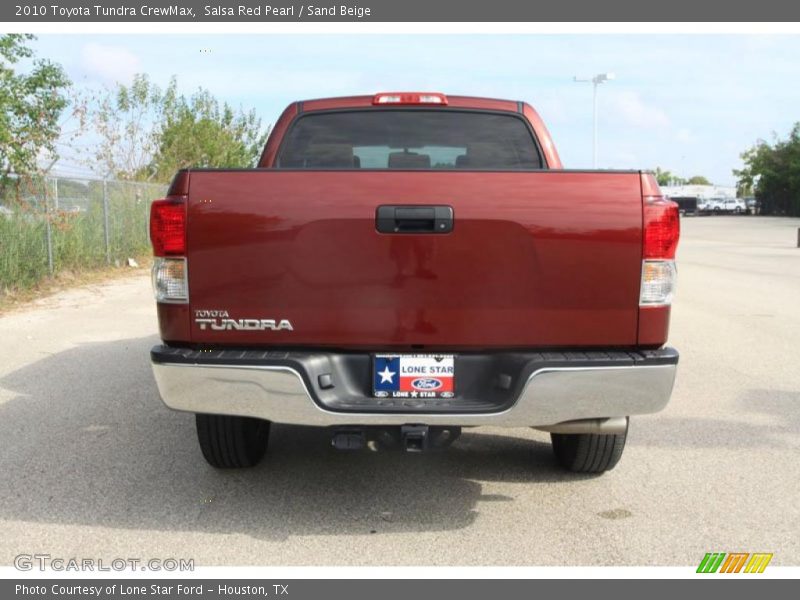 Salsa Red Pearl / Sand Beige 2010 Toyota Tundra CrewMax