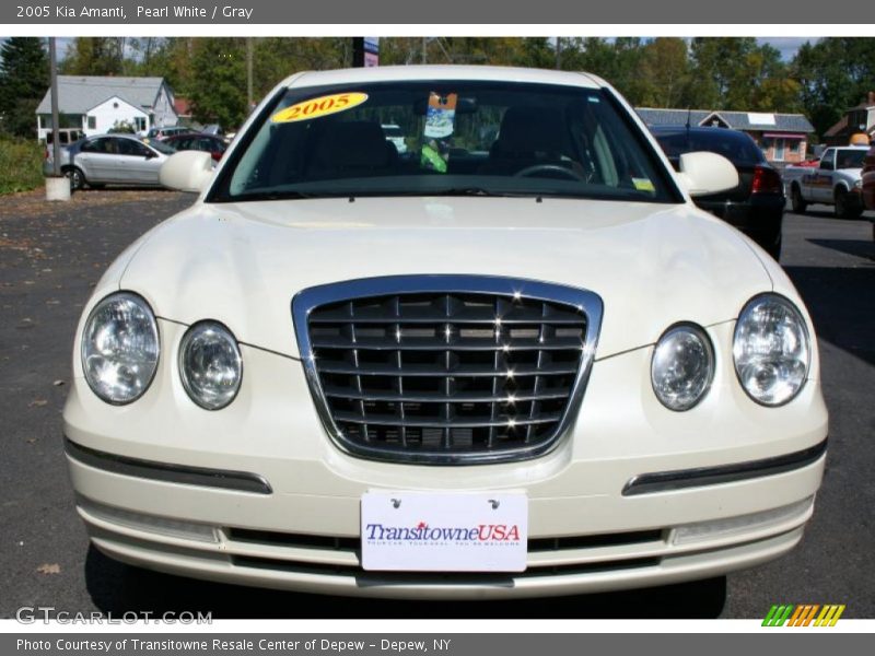 Pearl White / Gray 2005 Kia Amanti