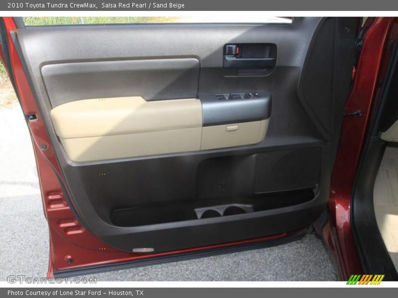 Salsa Red Pearl / Sand Beige 2010 Toyota Tundra CrewMax
