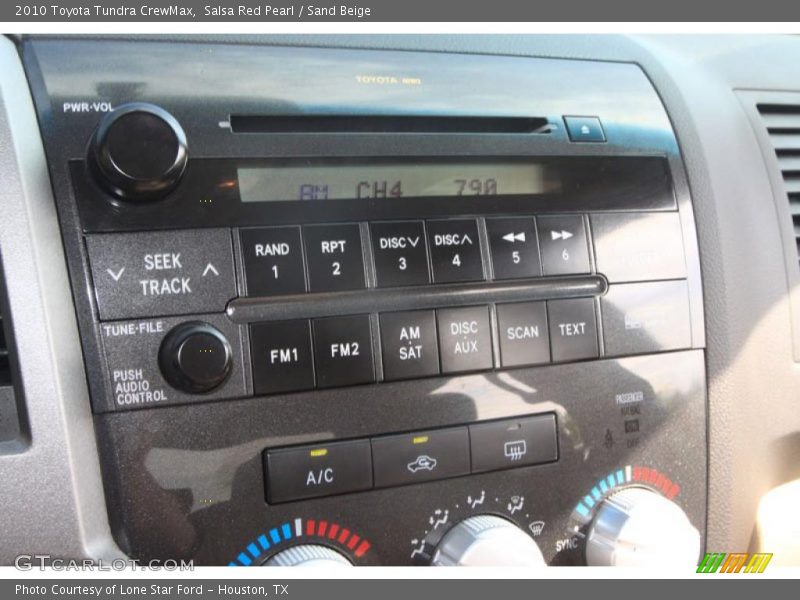 Salsa Red Pearl / Sand Beige 2010 Toyota Tundra CrewMax